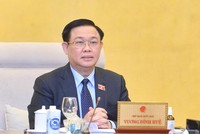 Chủ tịch Quốc hội Vương Đình Huệ.