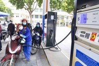 Một cửa hàng xăng dầu tại Hà Nội. (Ảnh: Tuấn Đức/TTXVN).