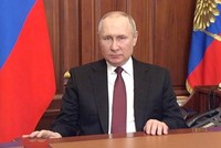 Tổng thống Nga Putin. Ảnh: Điện Kremlin.