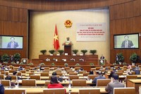 Toàn cảnh Hội nghị tổng kết hoạt động của HĐND các tỉnh, thành phố trực thuộc Trung ương (khu vực phía Bắc).