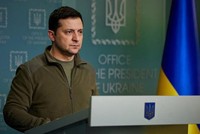 Tổng thống Ukraine Volodymyr Zelensky (Ảnh: Reuters).