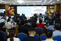 Toàn cảnh Lễ công bố Chương trình hợp tác và triển khai các hoạt động năm 2022 do IPCS tổ chức sáng 1/3 (Ảnh: Lê Toàn).