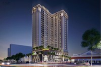 Phối cảnh Viva Plaza với 295 căn hộ cao cấp từ 1-3 phòng ngủ cùng nhiều tiện ích nội khu tọa lạc ngay mặt tiền đại lộ Nguyễn Lương Bằng, quận 7.