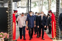 Đại diện Gamuda Land Việt Nam đón tiếp Bộ trưởng.