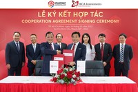Lễ ký kết hợp tác giữa PDR và ACA Investments.