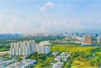 View nhìn từ Viva Plaza về phía trung tâm Phú Mỹ Hưng và quận 1.