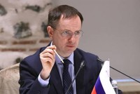 Trưởng đoàn đàm phán của Nga Vladimir Medinsky. Ảnh: Sputnik.