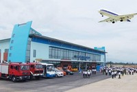 Cảng hàng không Đồng Hới. (Nguồn: baoquangbinh.vn).