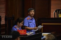 Đại diện Viện Kiểm sát tranh tụng tại một phiên tòa. Ảnh minh họa. (Ảnh: Thành Chung/TTXVN)