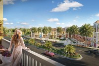 Venezia Beach đang tạo sức nóng trên thị trường BĐS 2022 (Ảnh phối cảnh dự án).