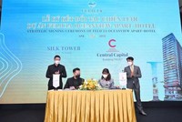 Tháp Lụa Đà Nẵng và Central Capital ký kết hợp tác tại dự án Felicia OceanView Apart-Hotel.