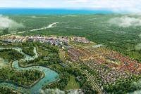 Phân khu Koto sở hữu vị trí đắc địa bậc nhất trong quần thể Sun Beauty Onsen. Ảnh phối cảnh minh họa.