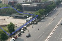 Khu đất đang gây ra tranh chấp giữa các bên. Ảnh: Dũng Minh.