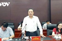 Thứ trưởng Bộ Lao động Thương binh và Xã hội Lê Văn Thanh làm việc với các sở, ban, ngành của thành phố Đà Nẵng.