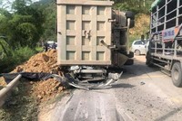 Hiện trường vụ tai nạn. (Nguồn: OFFB)