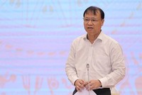 Thứ trưởng Đỗ Thắng Hải nói về giải pháp bình ổn thị trường xăng dầu. (Ảnh: Xuân Quảng/Vietnam+)