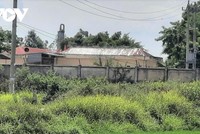 Khu nhà làm việc Ban Quản lý cấp và thoát nước huyện Tây Sơn, tỉnh Bình Định (Ảnh: Ngọc Oai)