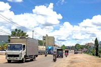 Một đoạn Quốc lộ 19 qua Gia Lai.