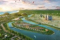 Đô thị đảo Sunneva Island tiên phong mang tới đô thị đáng sống cho Đà Nẵng. Ảnh phối cảnh minh họa.