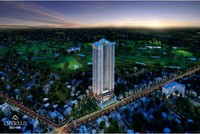 The Emerald Golf View là dự án đầu tiên được cất nóc trong năm 2022 trên dọc tuyến đại lộ Bình Dương.