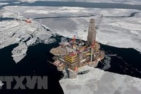 Dự án Sakhalin 2 ở vùng Viễn Đông của Nga. (Nguồn: Shell/TTXVN).