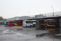 Quang cảnh Bến xe Trung tâm thành phố Đà Nẵng. (Ảnh: Quốc Dũng/TTXVN)