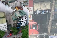 Vụ cháy lớn xảy ra tại quán karaoke trên phố Quan Hoa (Cầu Giấy, Hà Nội) khiến 3 chiến sỹ cảnh sát PCCC&CNCH Hà Nội hy sinh.