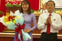 Bà Hồ Thu Ánh được bầu làm Phó Chủ tịch UBND tỉnh Hậu Giang hồi tháng 12/2020.