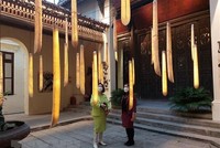 Các không gian nghệ thuật tại Tuần lễ khơi nguồn sáng tạo 2021 tại Hà Nội. (Ảnh: Đinh Thuận/TTXVN).