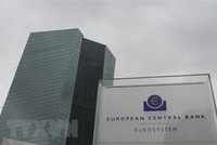 Trụ sở Ngân hàng trung ương châu Âu (ECB) tại Frankfurt, Đức, ngày 7/7/2022. (Ảnh: THX/ TTXVN)