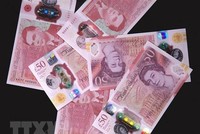 Đồng bảng của Anh. (Ảnh: AFP/TTXVN)