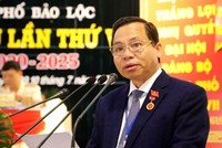 Ông Nguyễn Văn Triệu, Bí thư Thành ủy Bảo Lộc. (Nguồn: baoloc.lamdong.dcs.vn)
