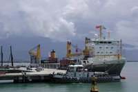 Khu vực bến cảng Chân Mây - Lăng Cô, tỉnh Thừa Thiên Huế.