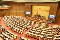 Một phiên hop tại kỳ họp bất thường của Quốc hội khoá XV.