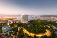 Căn hộ MGallery tại Hạ Long được đánh giá cao bởi vị trí đỉnh đồi đắt giá. (Ảnh: Phoenix Legend).