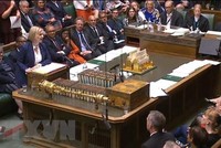 Bà Liz Truss phát biểu tại phiên họp Hạ viện ở London ngày 7/9/2022. (Ảnh: AFP/ TTXVN).