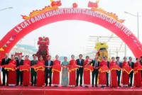 Nghi thức Lễ cắt băng khánh thành Cảng cao cấp Ao Tiên.
