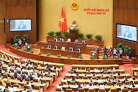 Toàn cảnh phiên chất vấn Thủ tướng.