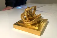 Hình ảnh ấn vàng "Hoàng đế chi bảo". (Ảnh: Bộ VHTTDL cung cấp).