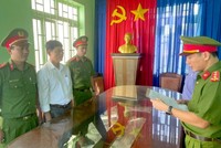 Công an công bố quyết định khởi tố bị can, bắt tạm giam Phạm Đình Nhất.