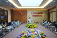 Phó chủ tịch tỉnh Quảng Trị, ông Hà Sỹ Đồng chủ trì cuộc họp về ý tưởng quy hoạch Khu Đô thị sinh thái Nam Đông Hà.