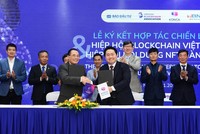 Lễ ký kết biên bản ghi nhớ giữa Hiệp hội Blockchain Việt Nam và Hiệp hội Content NFT Hàn Quốc.