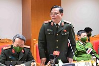 Trung tướng Nguyễn Hải Trung, Giám đốc Công an thành phố Hà Nội. (Ảnh: Phạm Kiên/TTXVN)