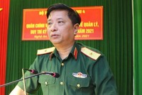 Thiếu tướng Hà Thọ Bình giữ chức Tư lệnh Quân khu 4, Bộ Quốc phòng. (Ảnh: Báo Quân khu 4).