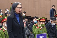 Cựu Giám đốc Sở Sở Kế hoạch và Đầu tư Đồng Nai Bồ Ngọc Thu tại phiên tòa.