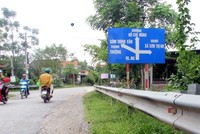 Quốc lộ 8C đoạn đi qua tỉnh Hà Tĩnh. (Nguồn ảnh: Báo Hà Tĩnh).