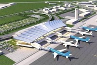 Phối cảnh một cảng hàng không.