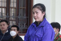 Bị cáo Nguyễn Thị Vân tại phiên tòa.