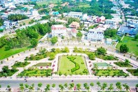 Khu hành chính huyện Tịnh Biên. (Ảnh: Báo An Giang)