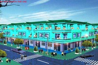 Phối cảnh Dự án Khu phố thương mại Phường 8 TP. Cà Mau.